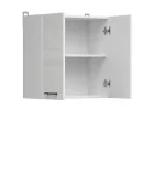 Wall cabinet JUNONA LINE G2D/60/57 BRW chalk gloss order